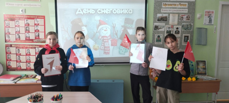 День СНЕГОВИКА Отряд "Юннаты".